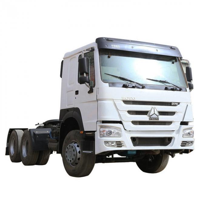 Segunda cabeça usada 375HP 1 do trator do trator HOWO das rodas de Sinotruck 10 do trator do caminhão de mão